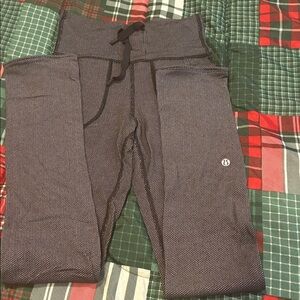lululemon athletica  Gray Patterned Leggings